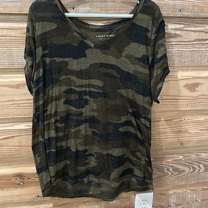Lucky brand camo shirt